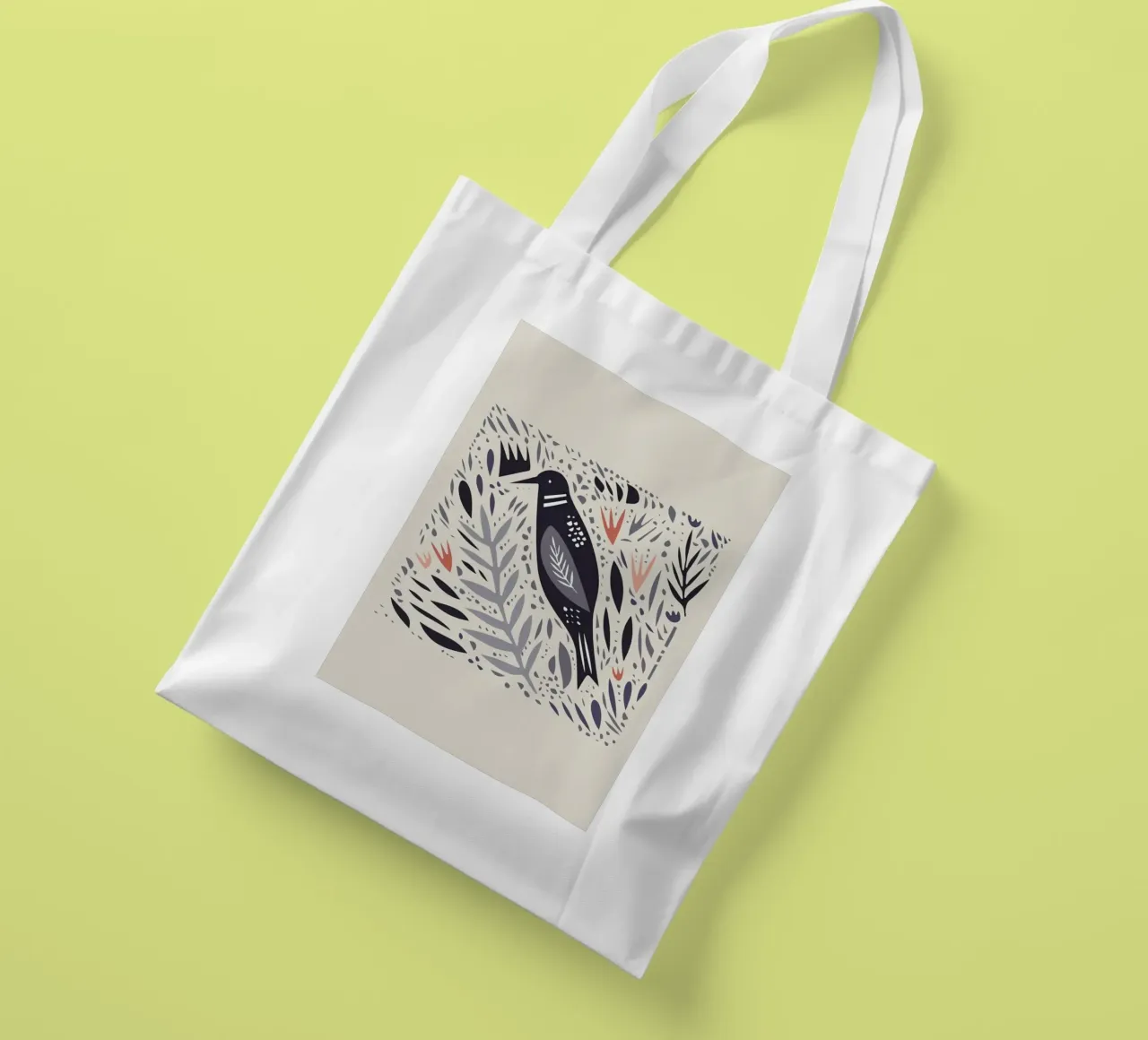 Birdsong borsa in juta da Little Flourishes