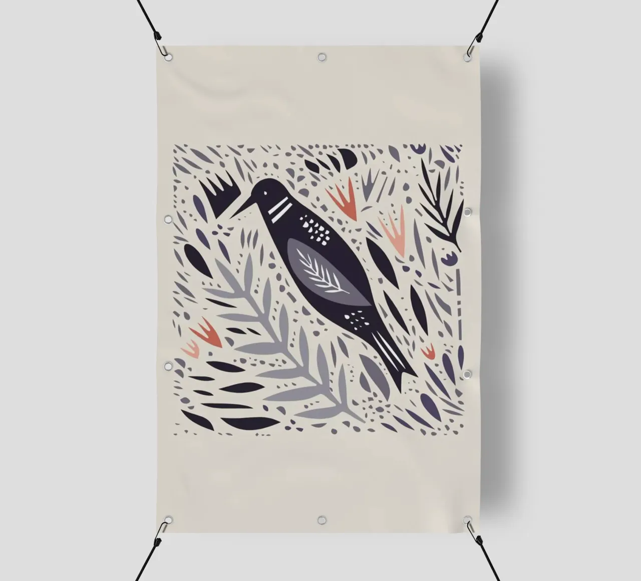 Birdsong telo in pvc da Little Flourishes