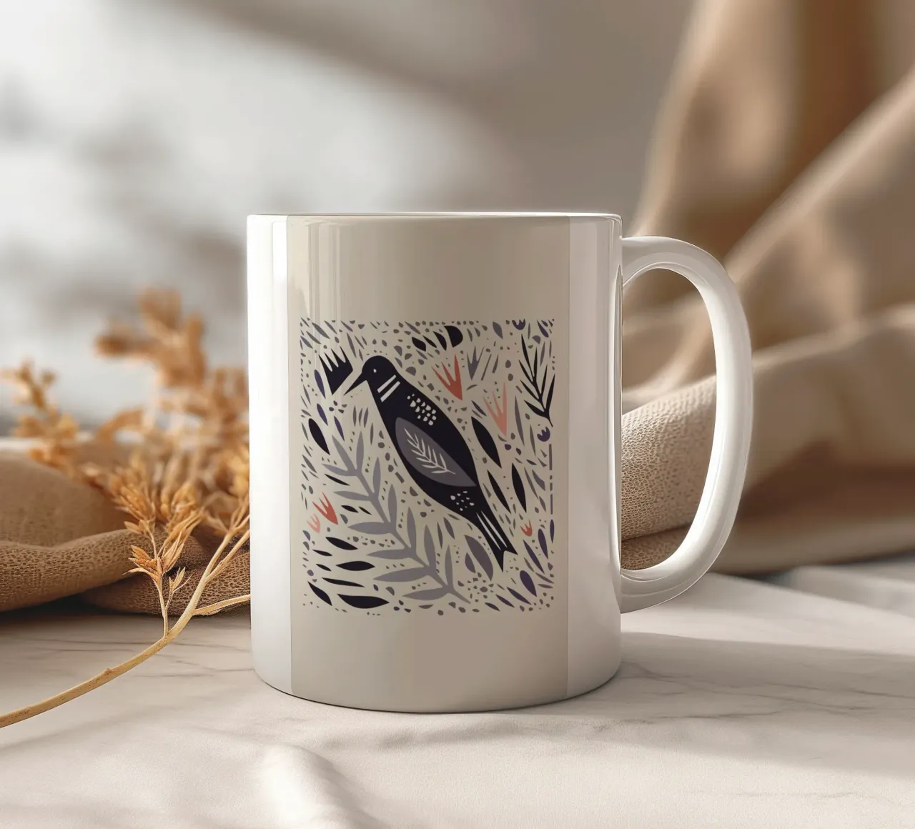 Birdsong tazza in ceramica da Little Flourishes