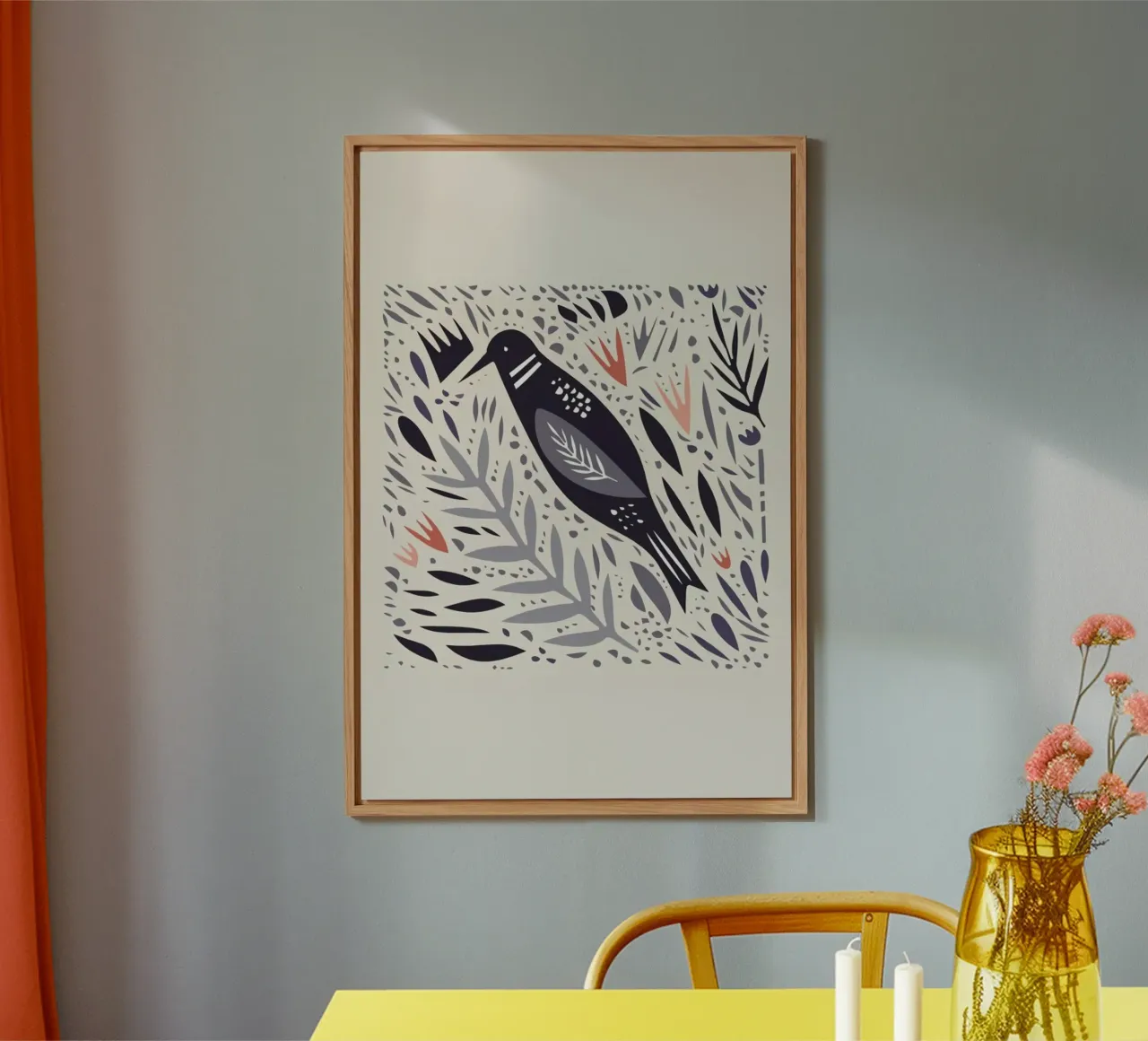 Birdsong alluminio dibond da Little Flourishes