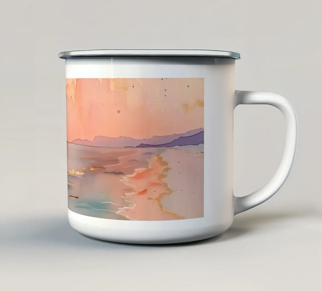 Golden Sea tazza in smalto da Gypsy Galleria