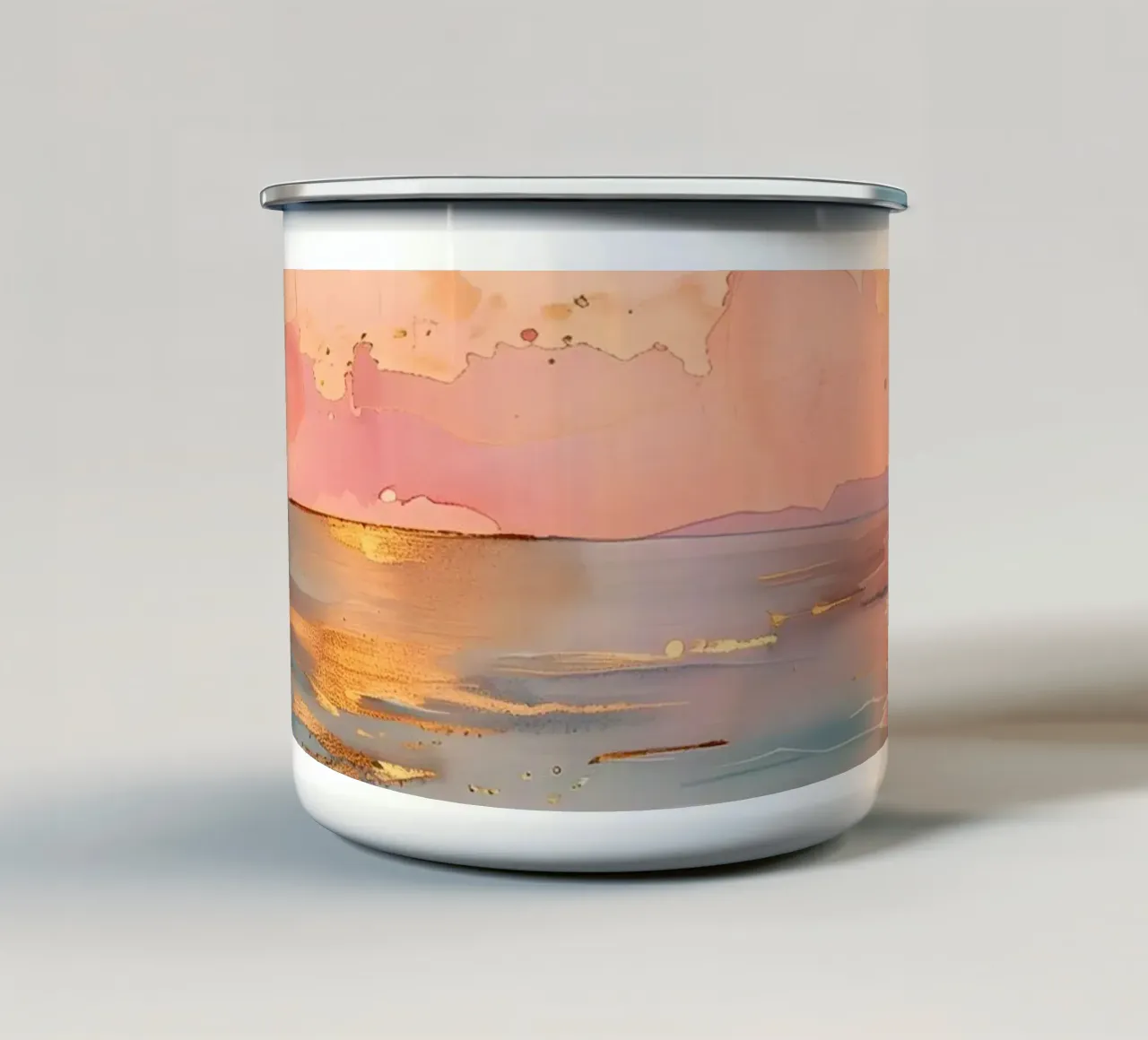 Golden Sea tazza in smalto da Gypsy Galleria