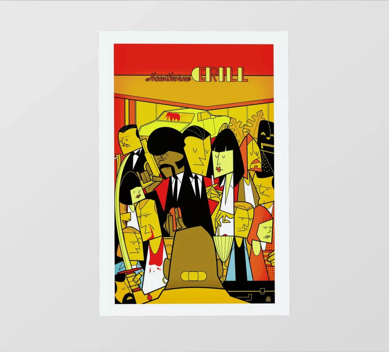 Royal with cheese telo in pvc da Ale Giorgini