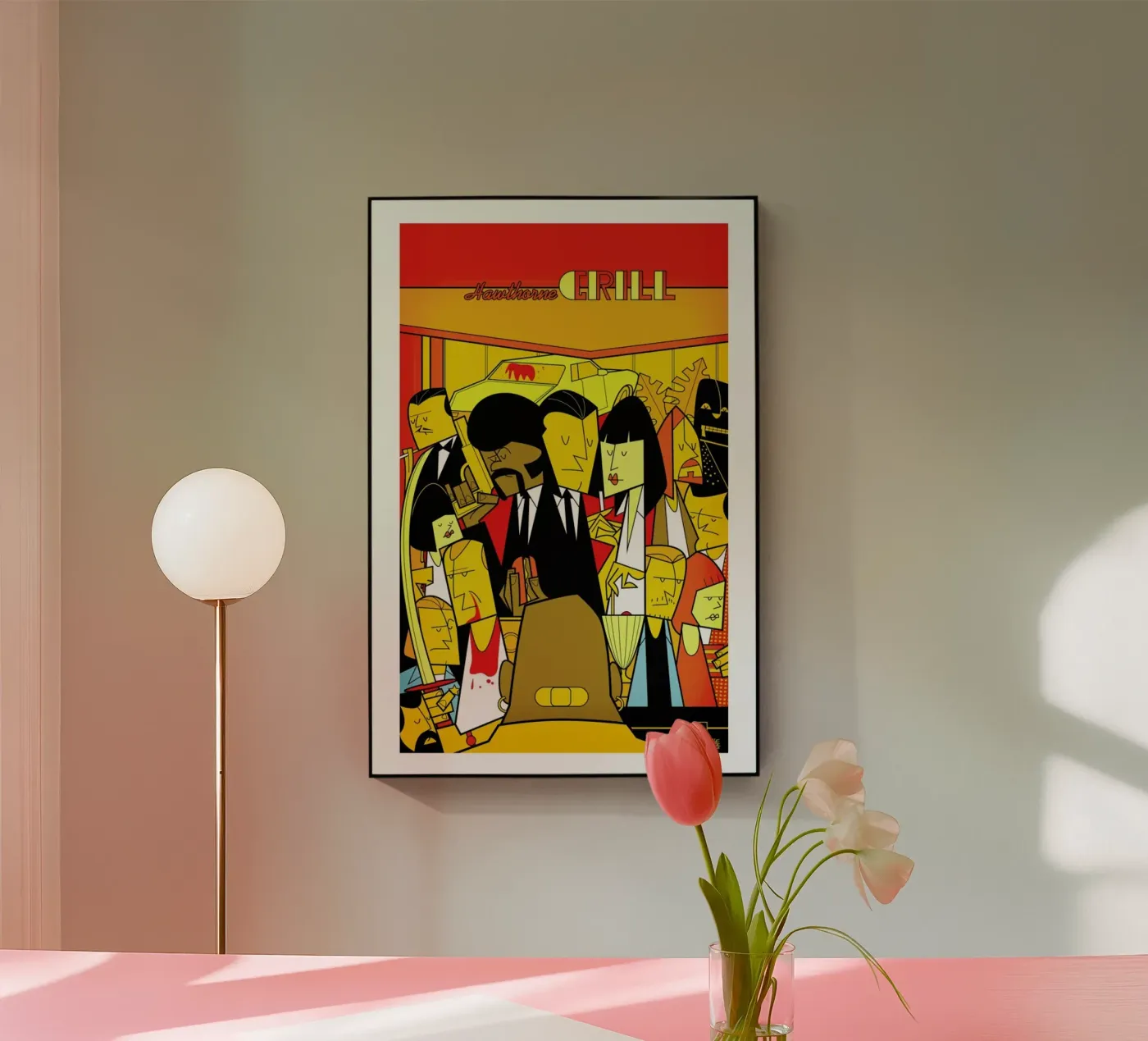 Royal with cheese acryl van Ale Giorgini