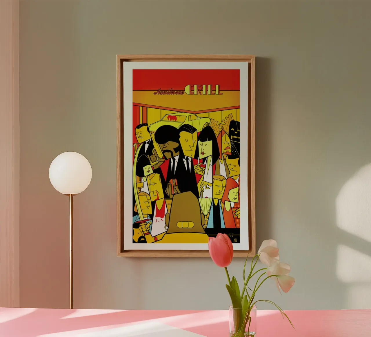 Royal with cheese tela con Cornice a cassetta da Ale Giorgini