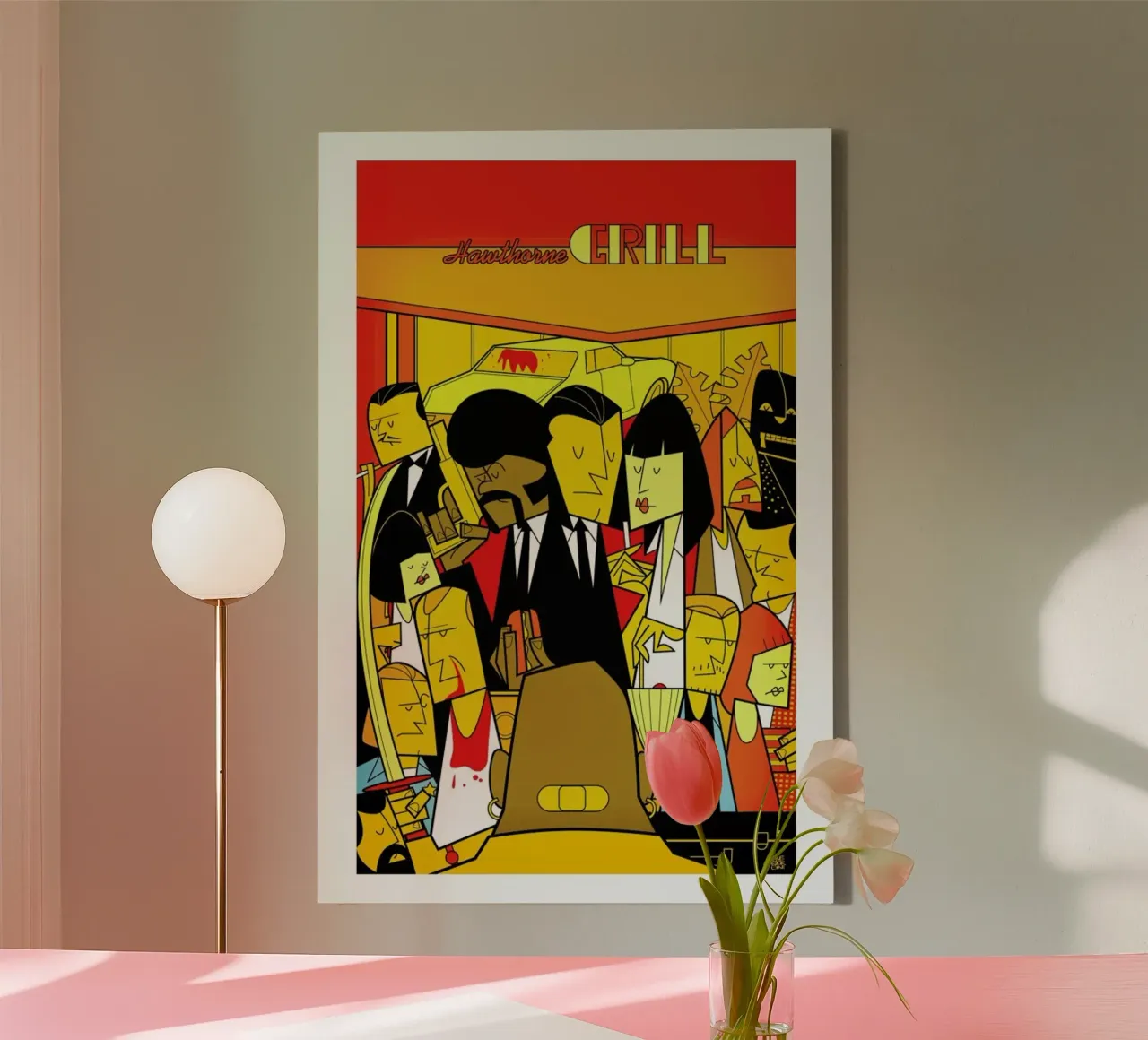 Royal with cheese tela con Cornice a cassetta da Ale Giorgini