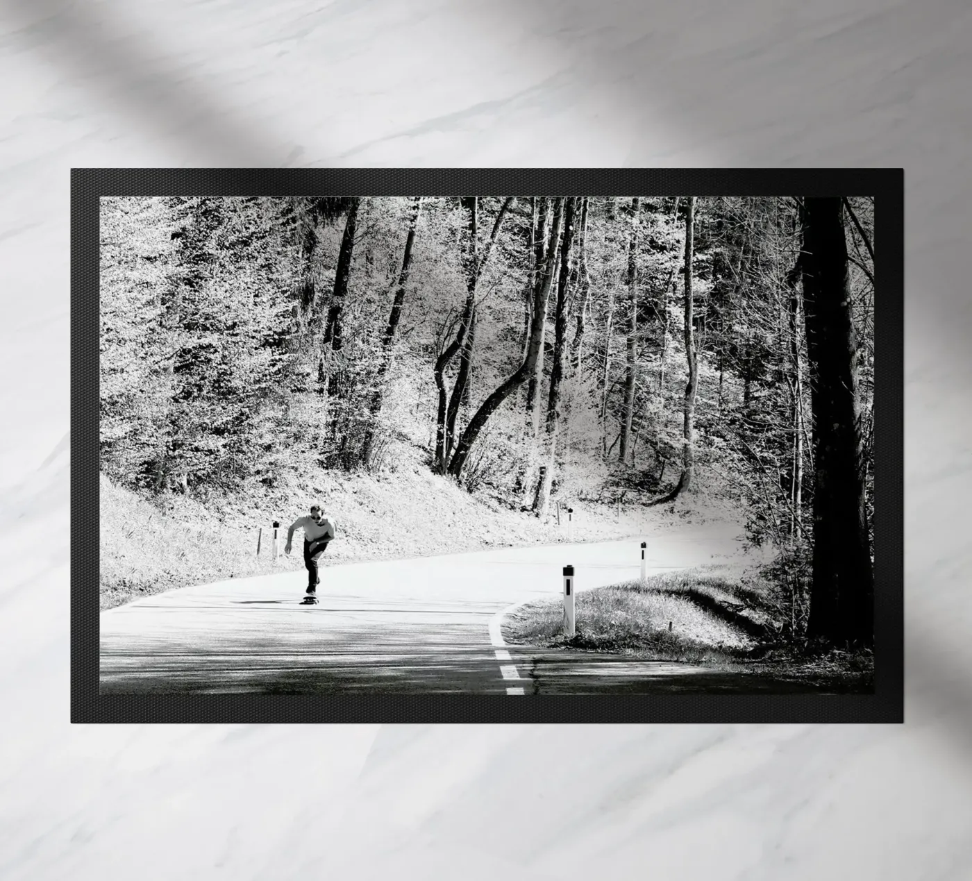 Downhill doormat by Picture On The Fridge