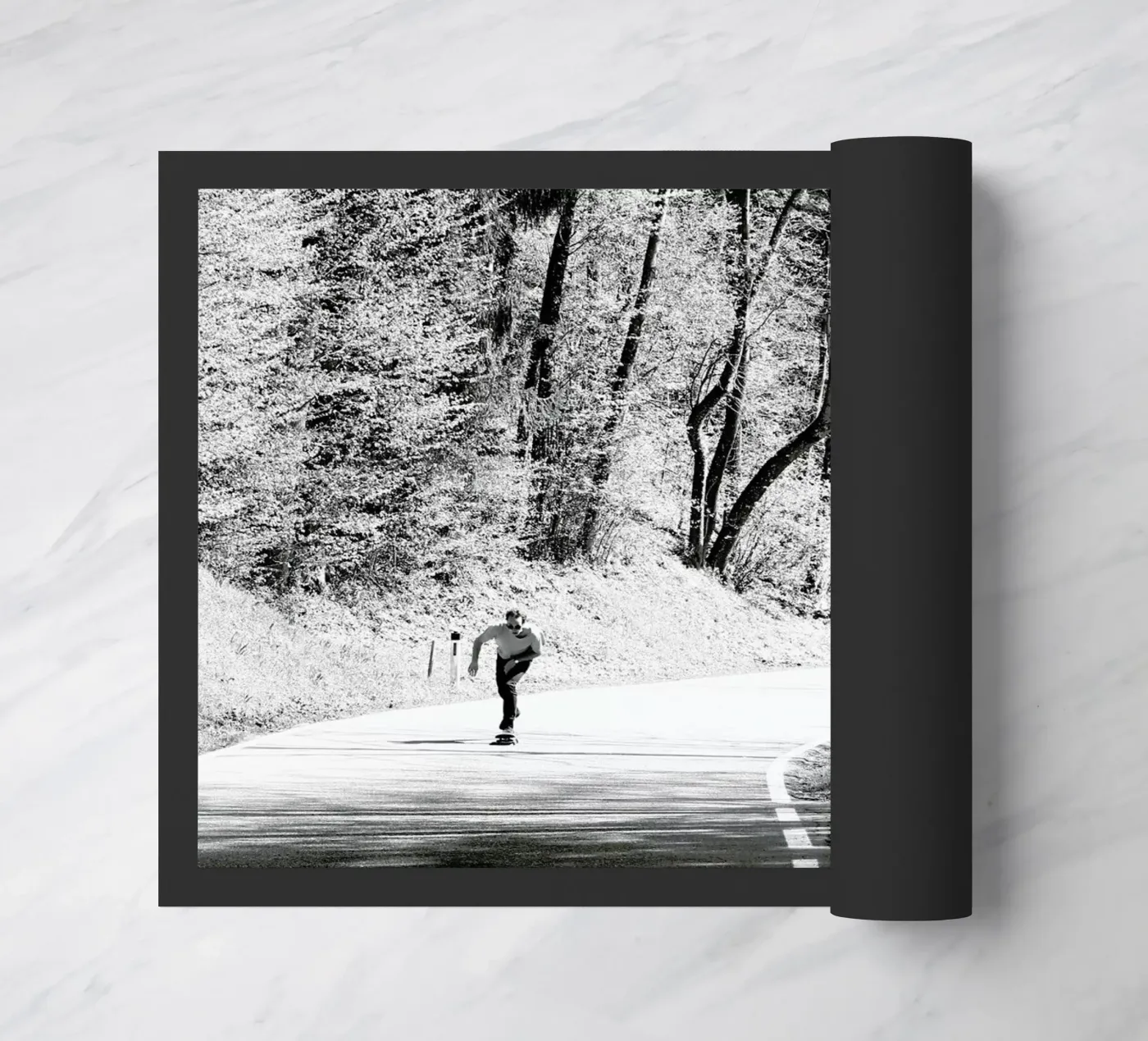 Downhill doormat by Picture On The Fridge