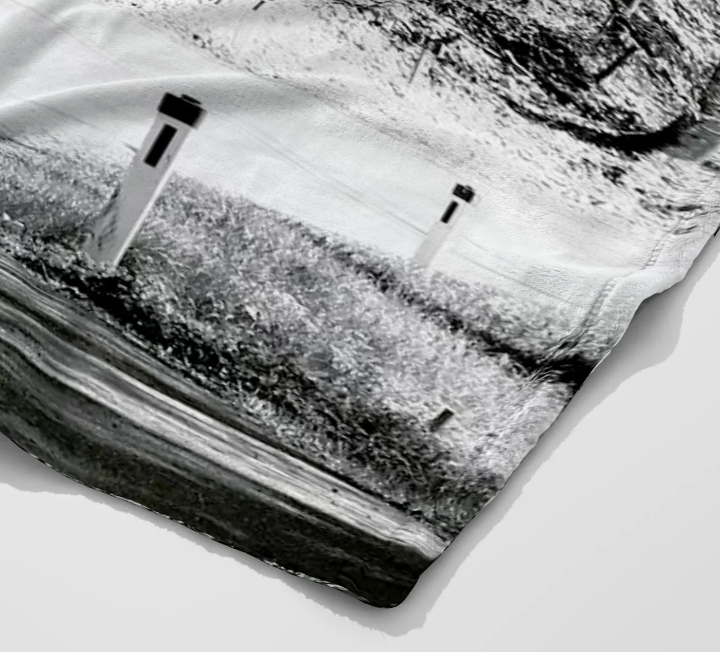 Downhill fleecedeken van Picture On The Fridge