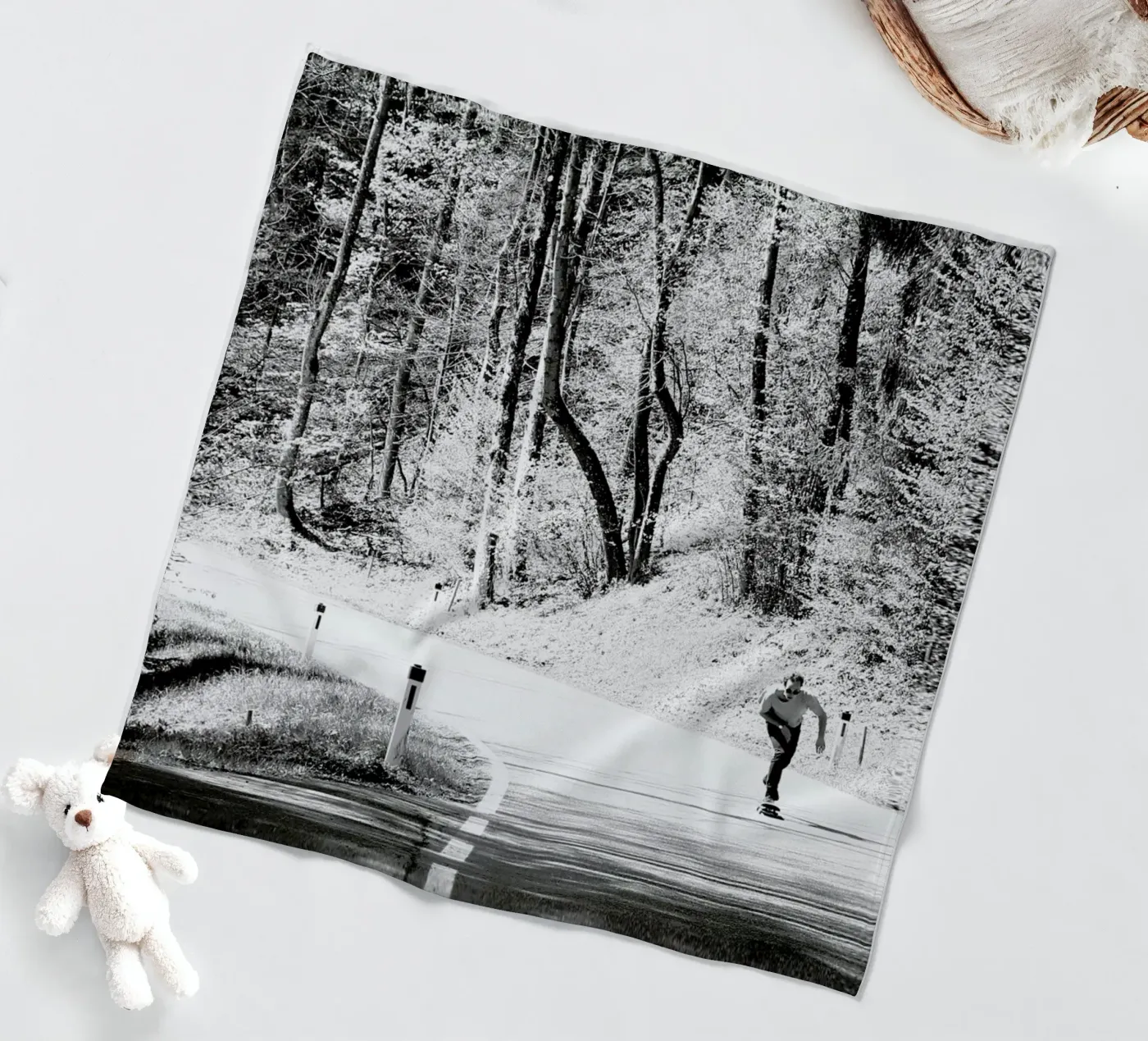 Downhill fleecedeken van Picture On The Fridge