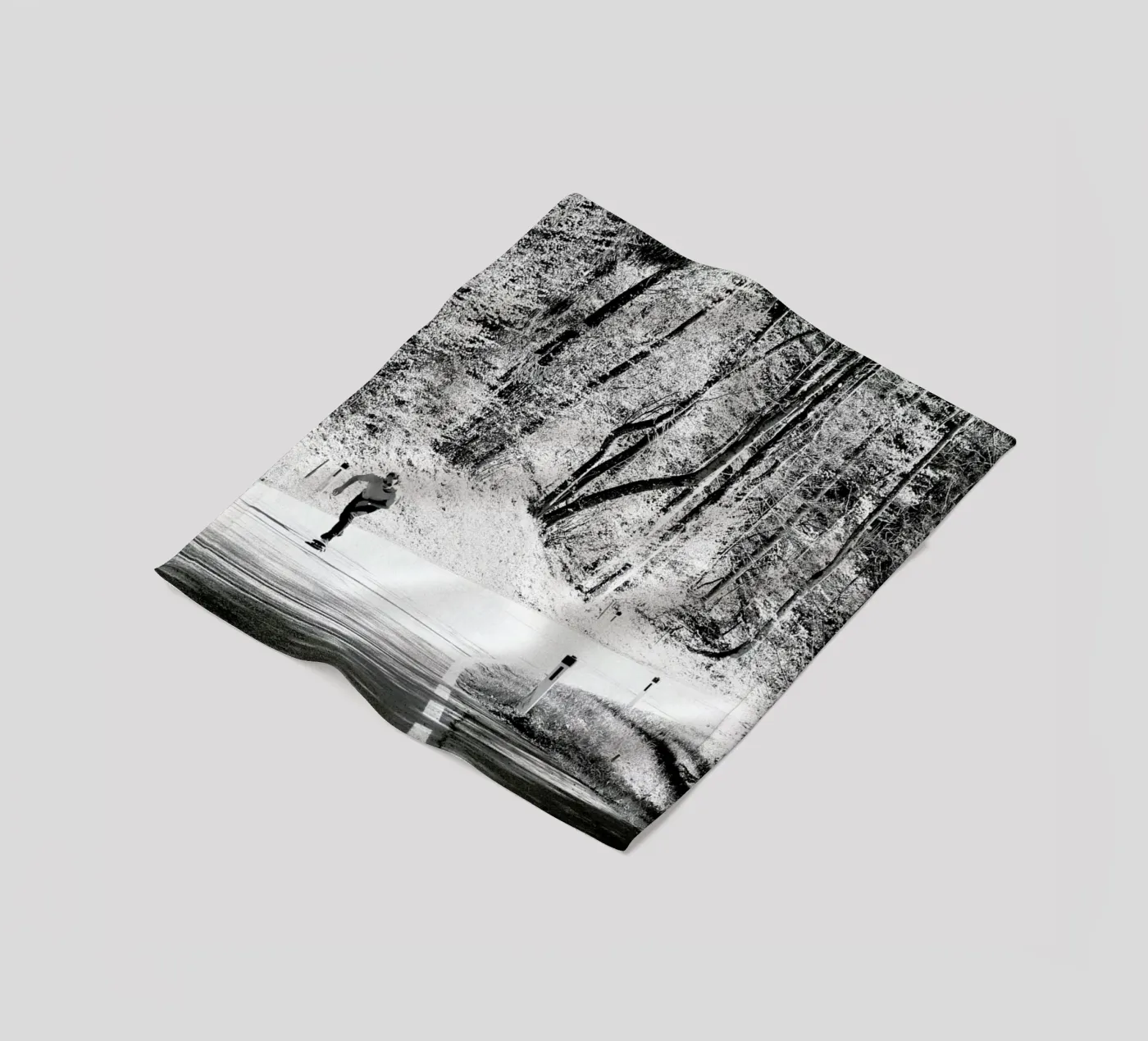 Downhill fleecedeken van Picture On The Fridge