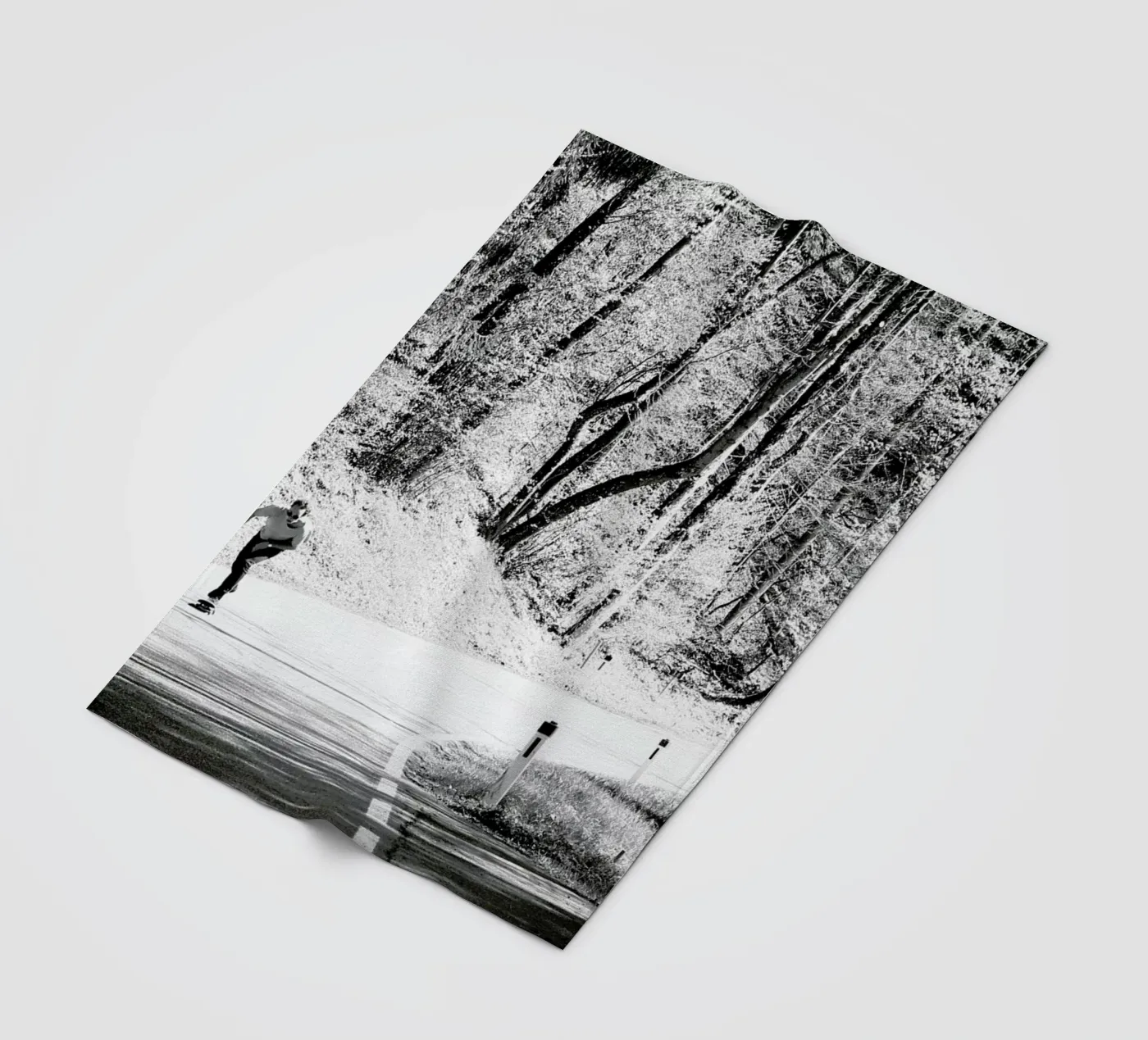 Downhill fleecedeken van Picture On The Fridge