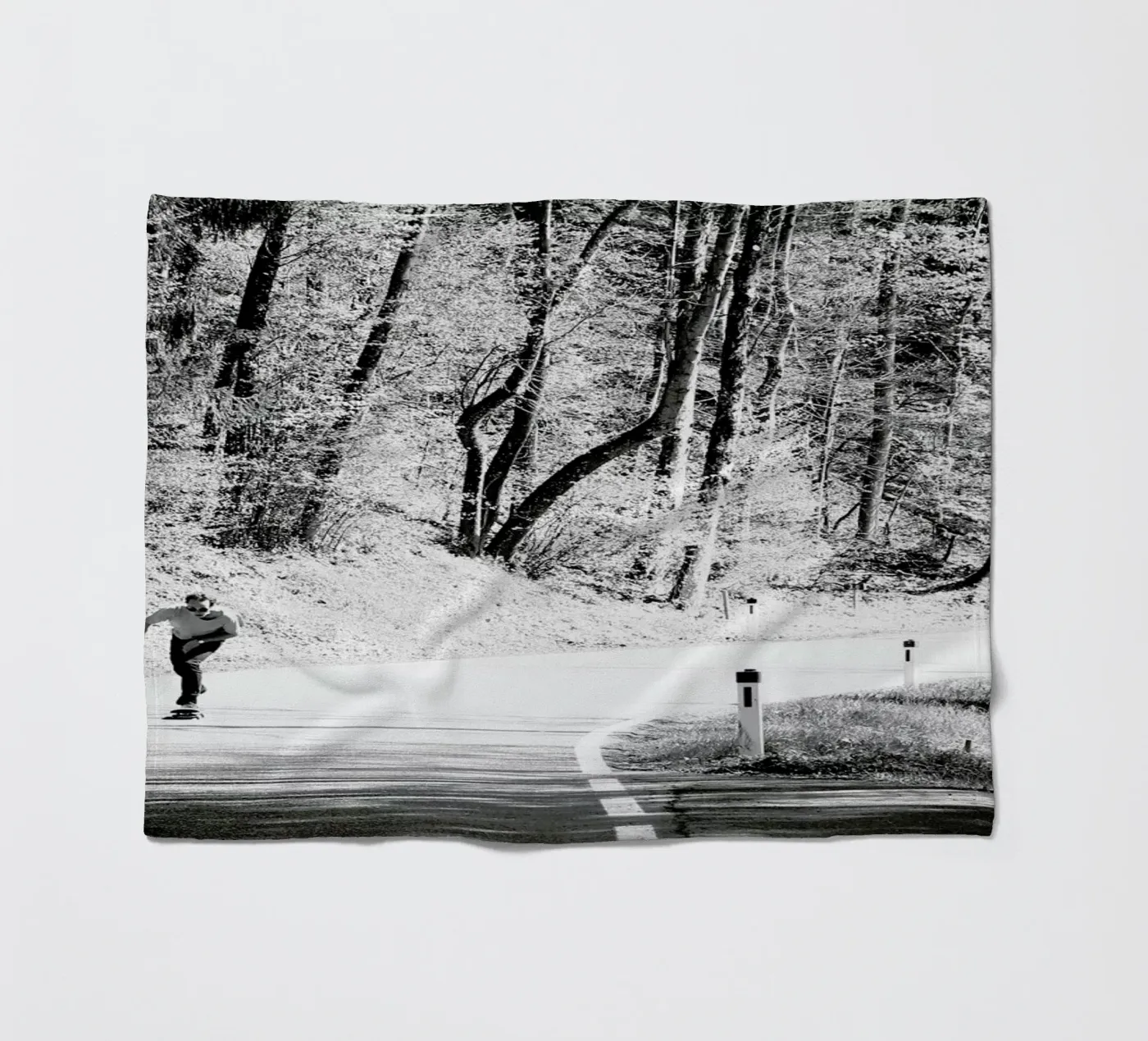 Downhill fleecedeken van Picture On The Fridge