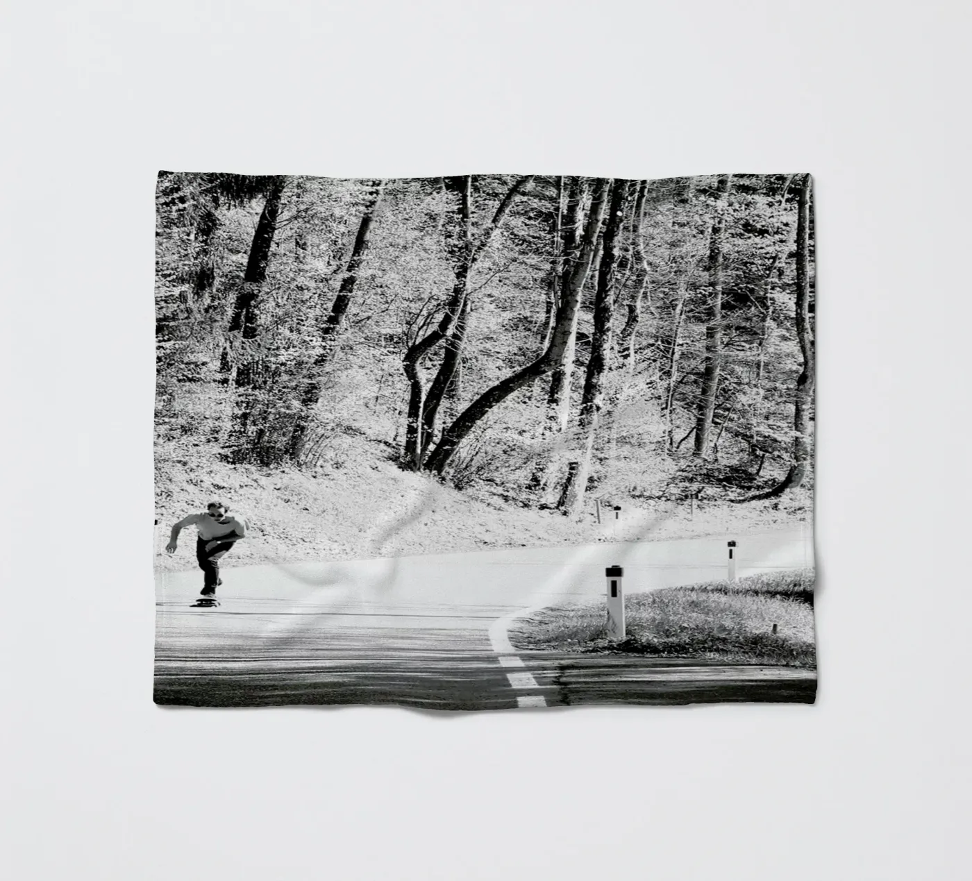 Downhill fleecedeken van Picture On The Fridge