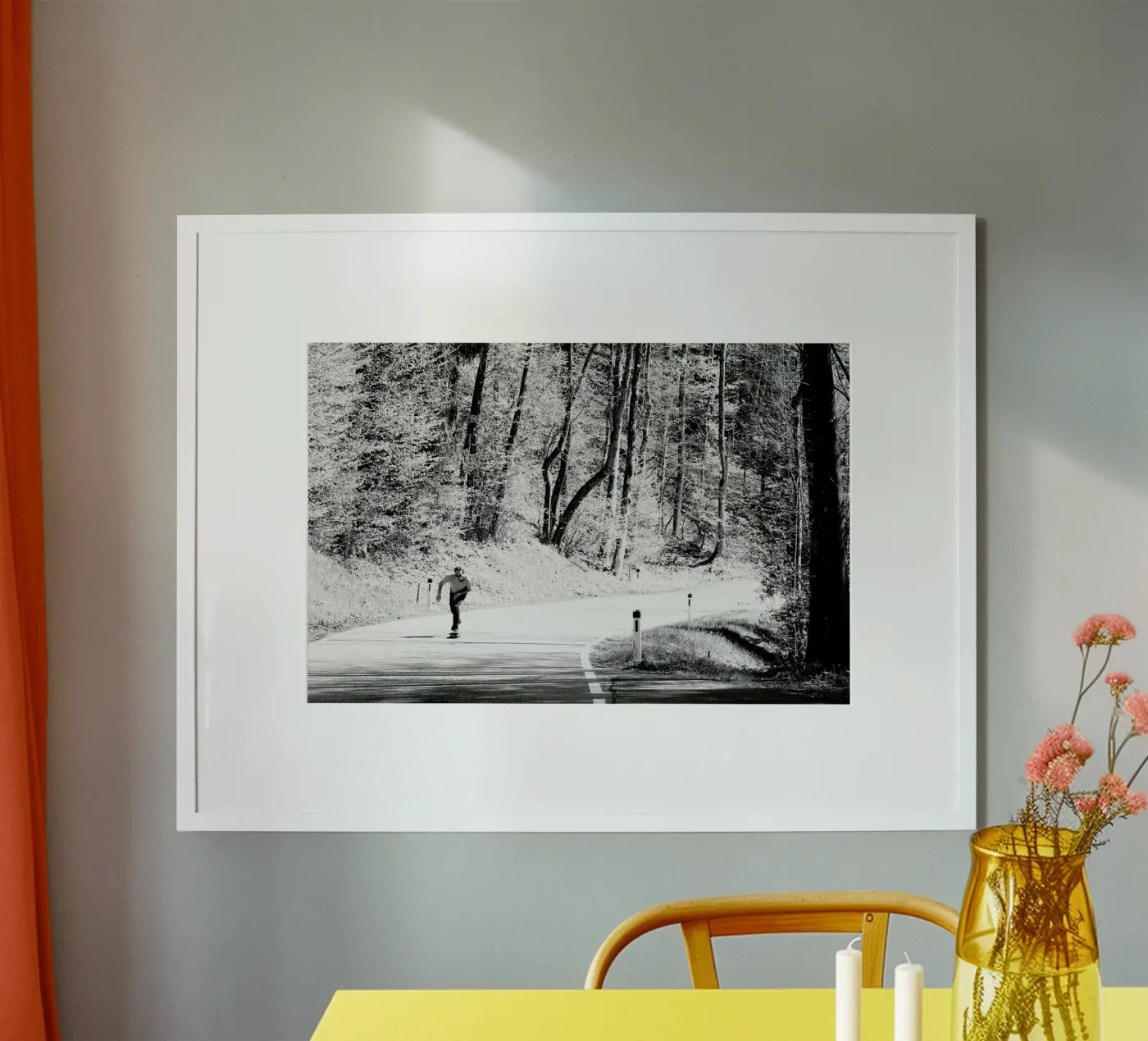 Downhill poster by Picture On The Fridge