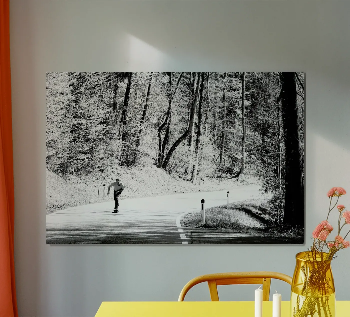 Downhill poster by Picture On The Fridge