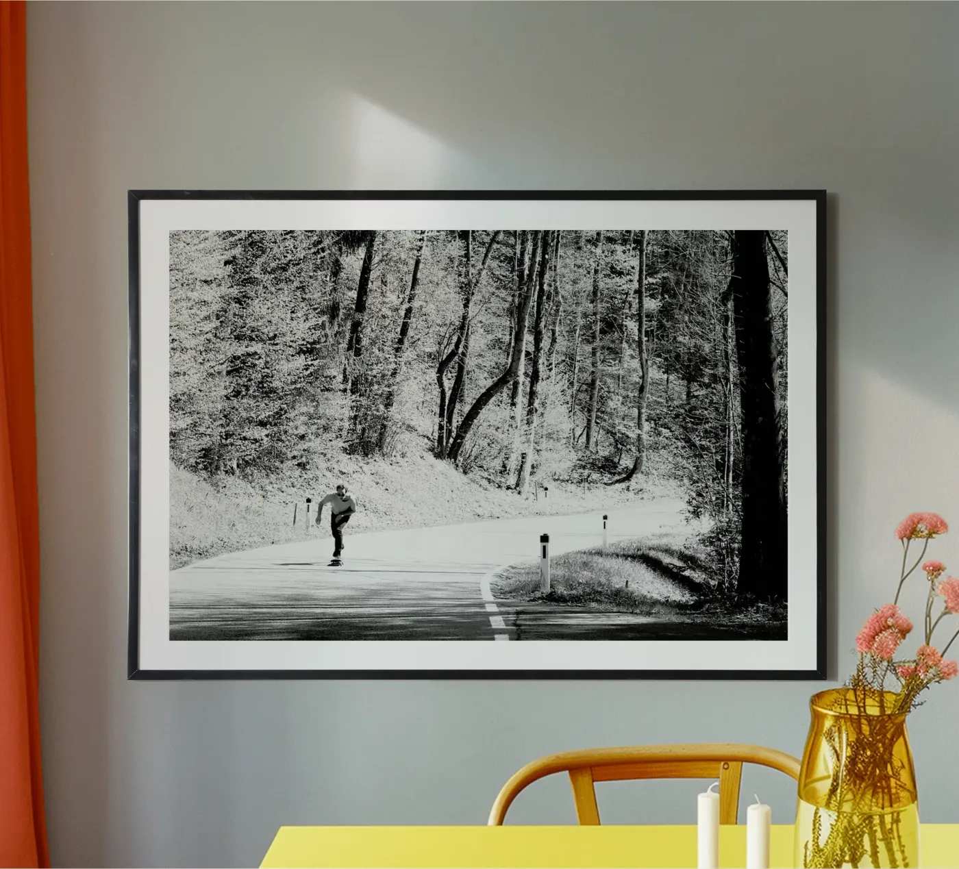 Downhill poster by Picture On The Fridge