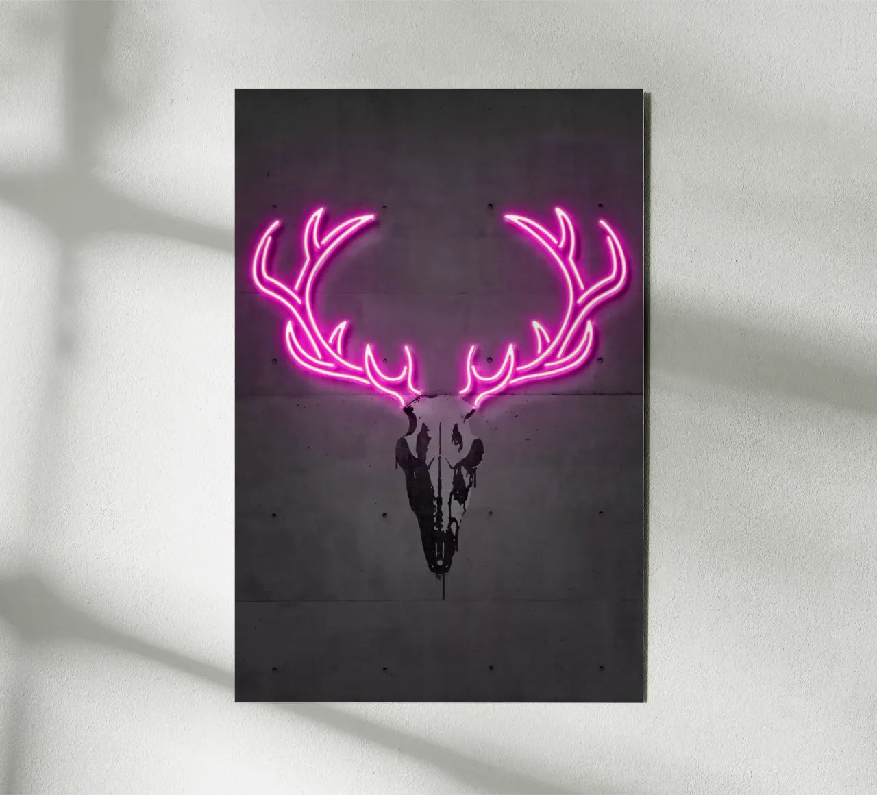 Deer Skull alluminio dibond da Octavian
