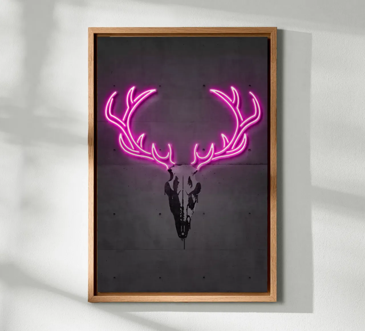 Deer Skull canvas met Baklijst van Octavian
