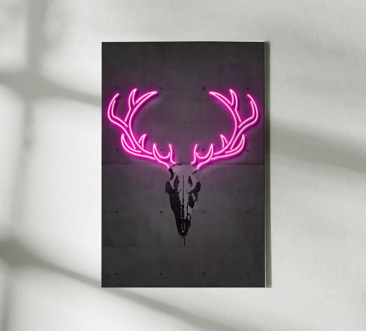 Deer Skull canvas met Baklijst van Octavian