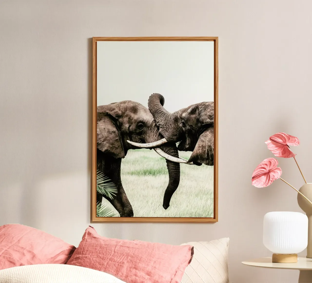 Elephants at Play alluminio dibond da Natural Kingdom