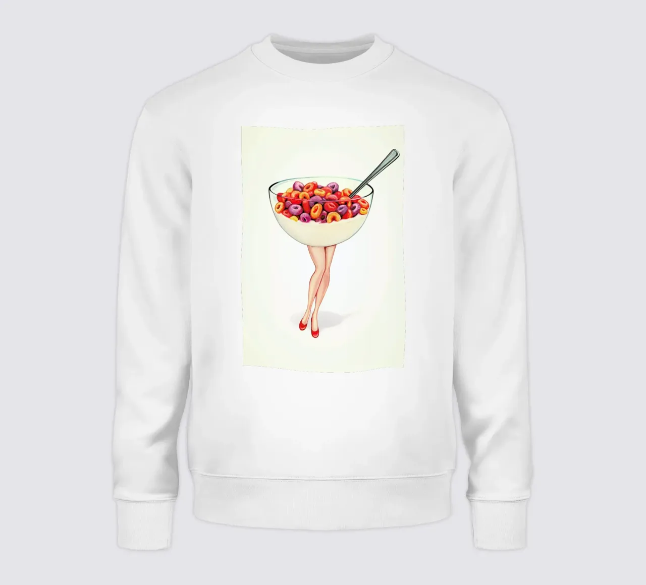 Cereal Pin-up Fruit sweatshirt van Kelly Gilleran