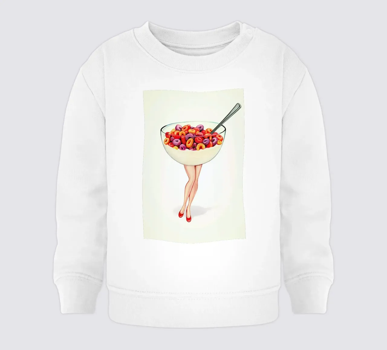 Cereal Pin-up Fruit felpa neonato da Kelly Gilleran