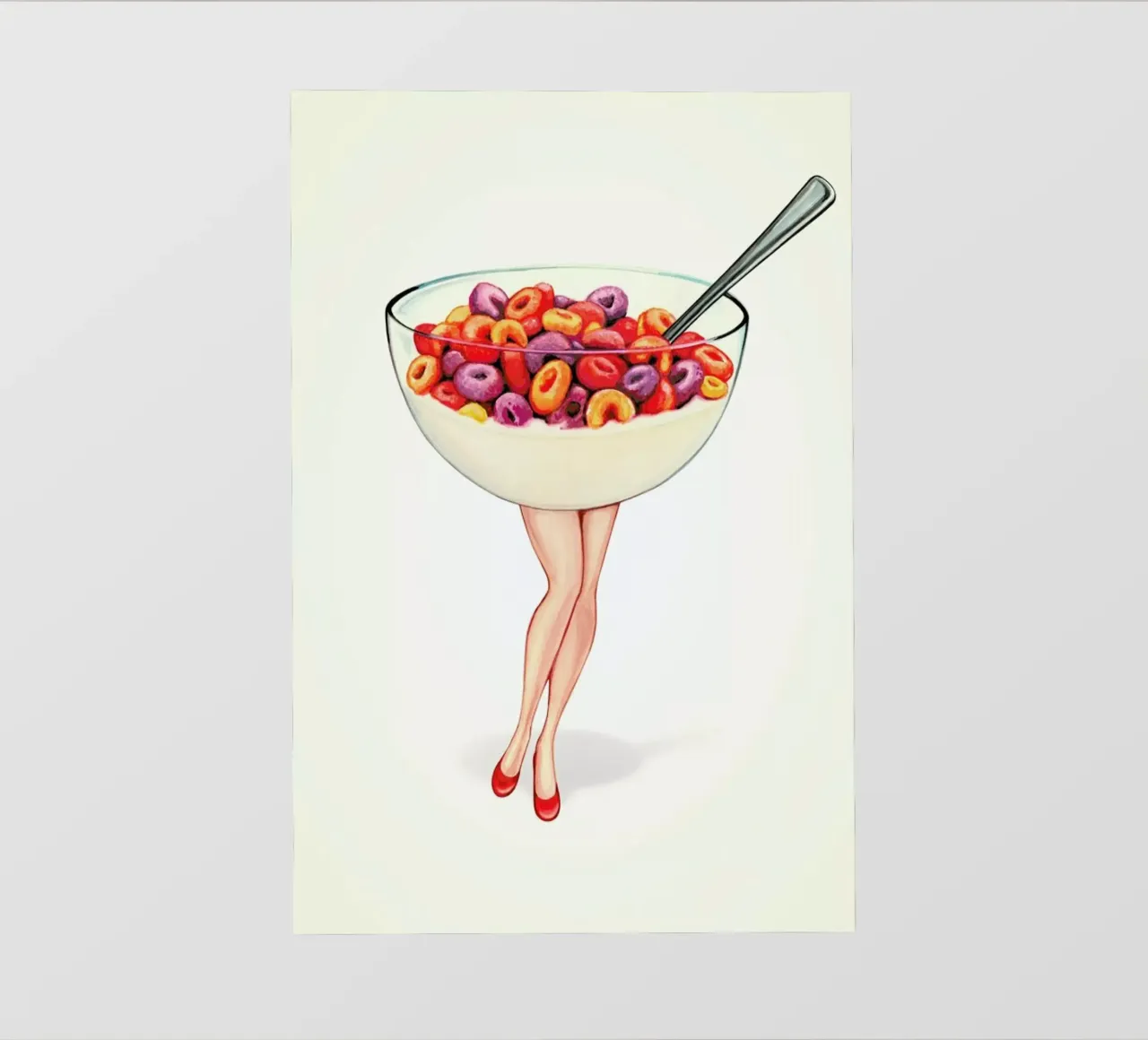 Cereal Pin-up Fruit pellicola backlit da Kelly Gilleran