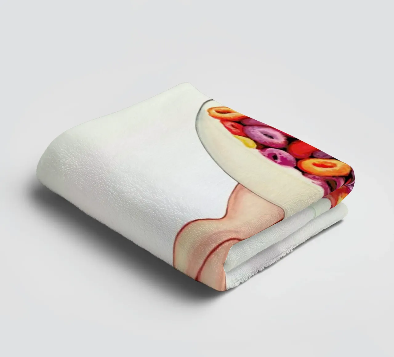 Cereal Pin-up Fruit asciugamano da bagno da Kelly Gilleran