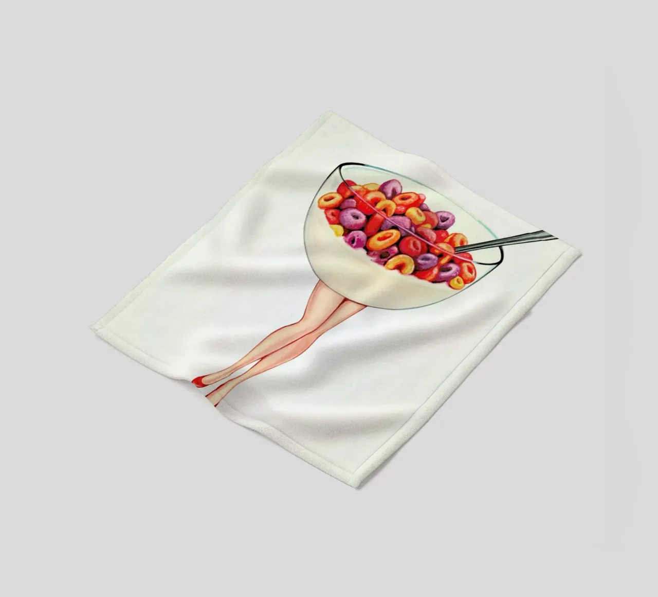 Cereal Pin-up Fruit coperta in pile da Kelly Gilleran