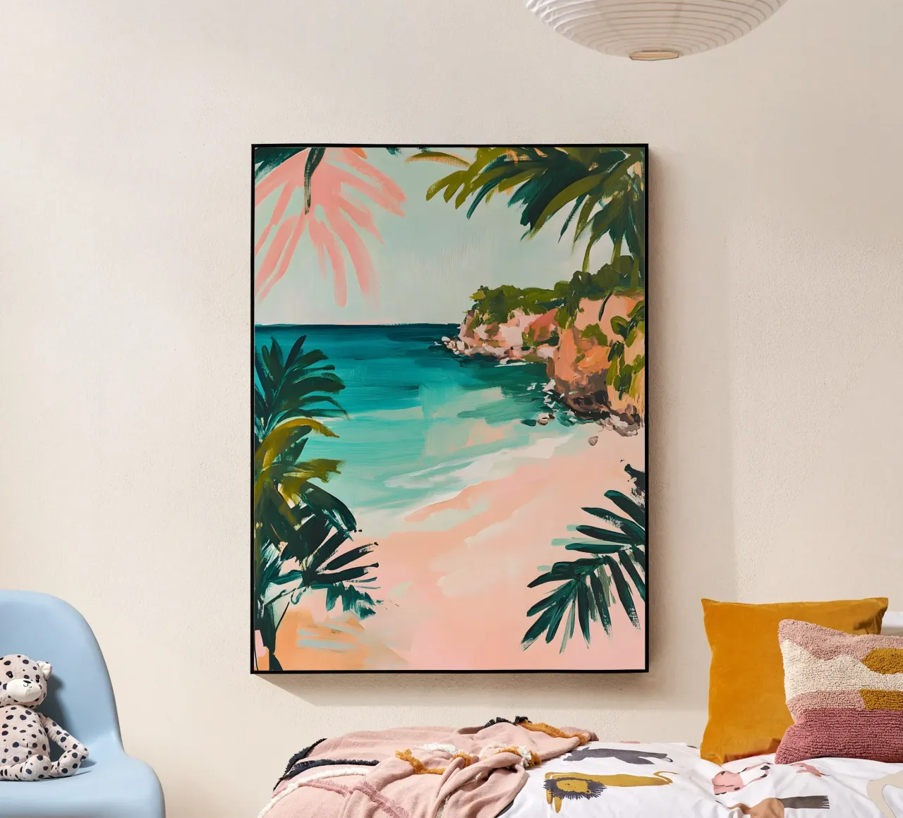 Pink Beach plexiglass da Gypsy Galleria