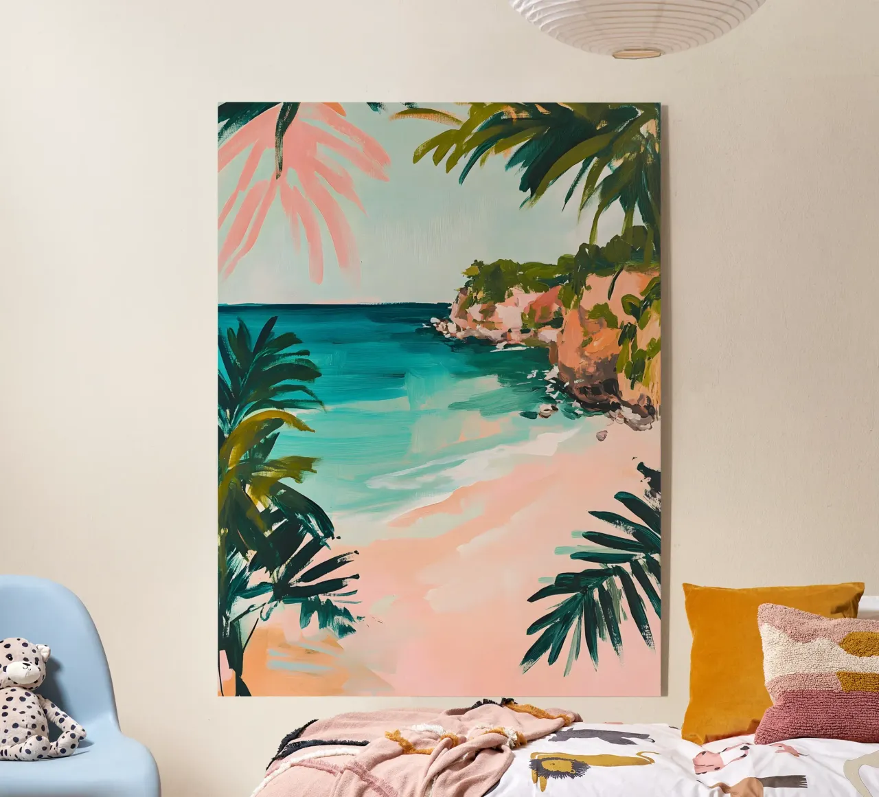 Pink Beach plexiglass da Gypsy Galleria