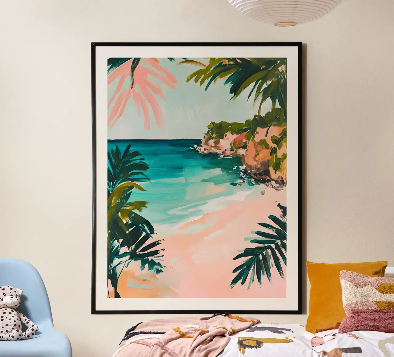Pink Beach carta hahnemühle da Gypsy Galleria
