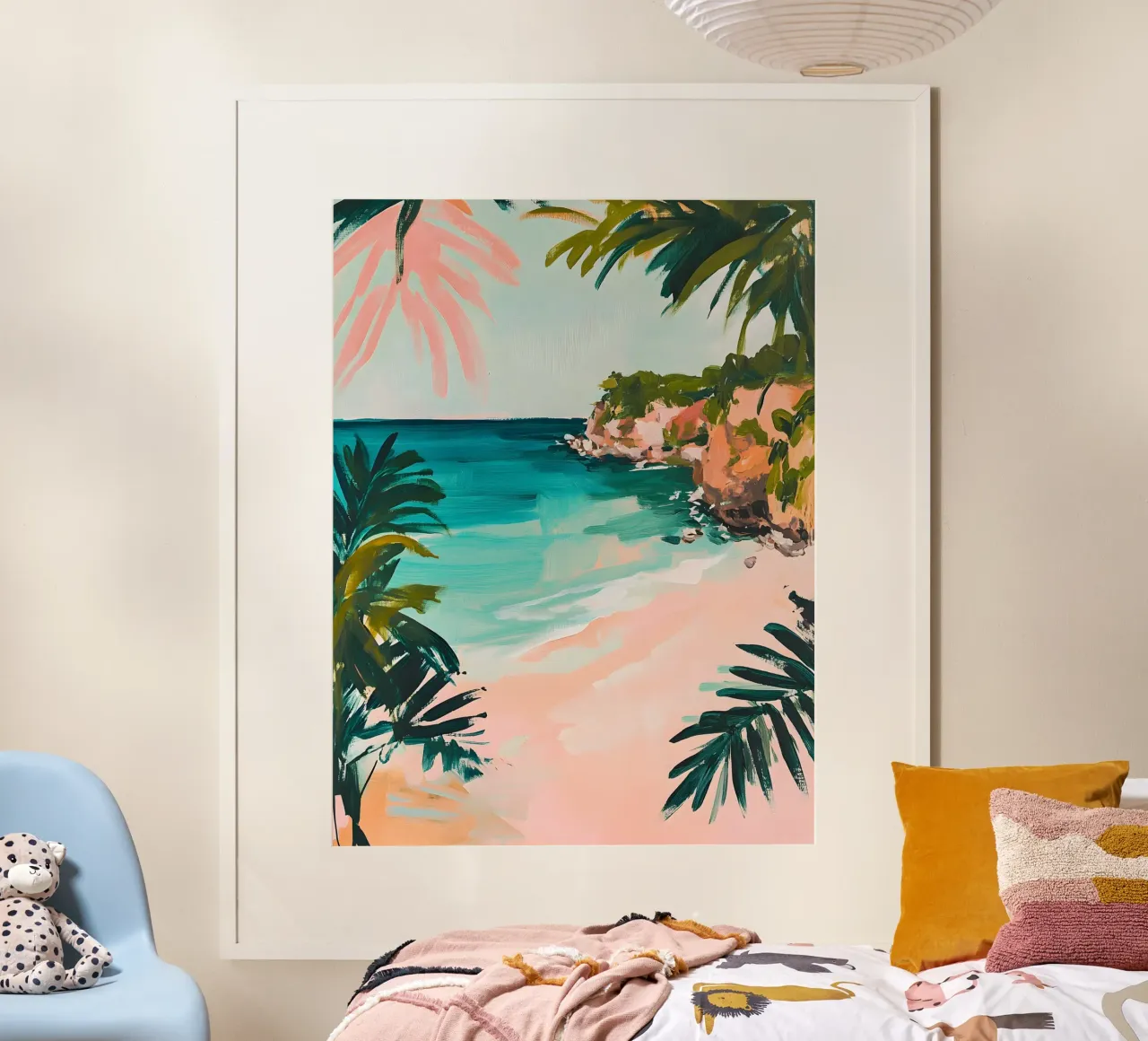 Pink Beach carta hahnemühle da Gypsy Galleria