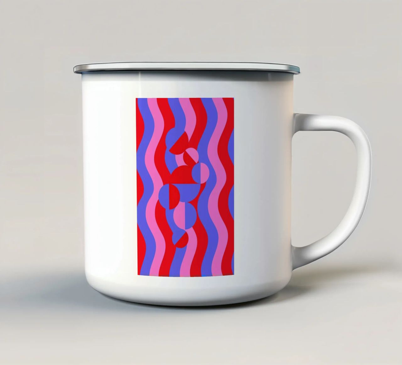Wavy Feels tazza in smalto da La Come Di