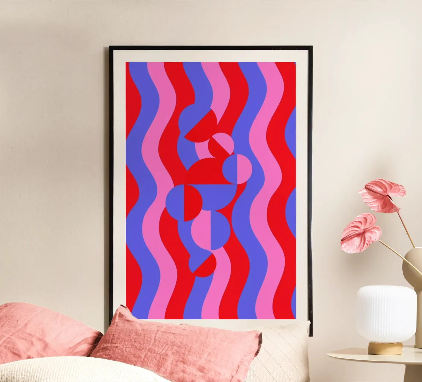 Wavy Feels Poster von La Come Di