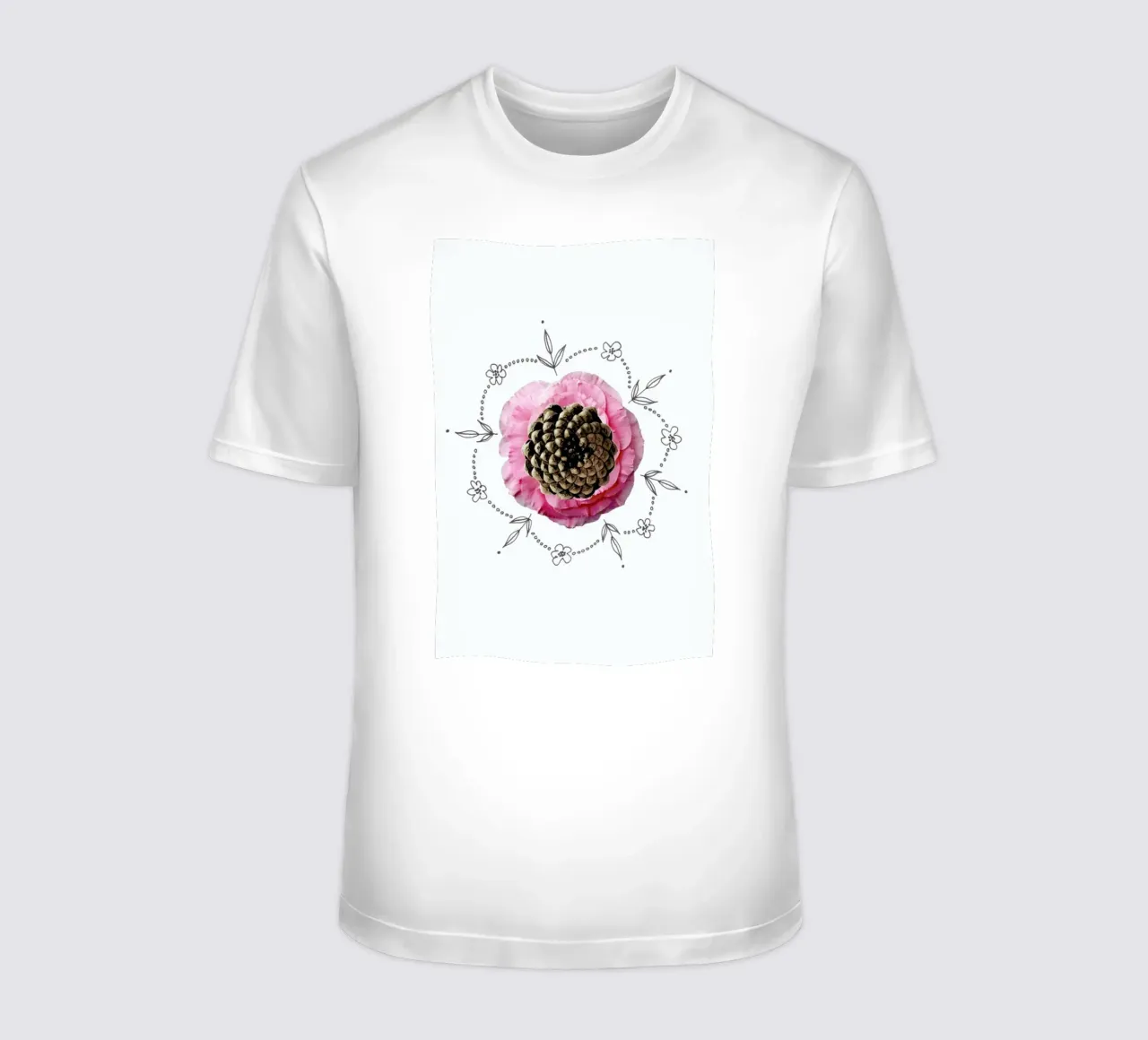 Pine Cone Collage t-shirt da Miles of Light