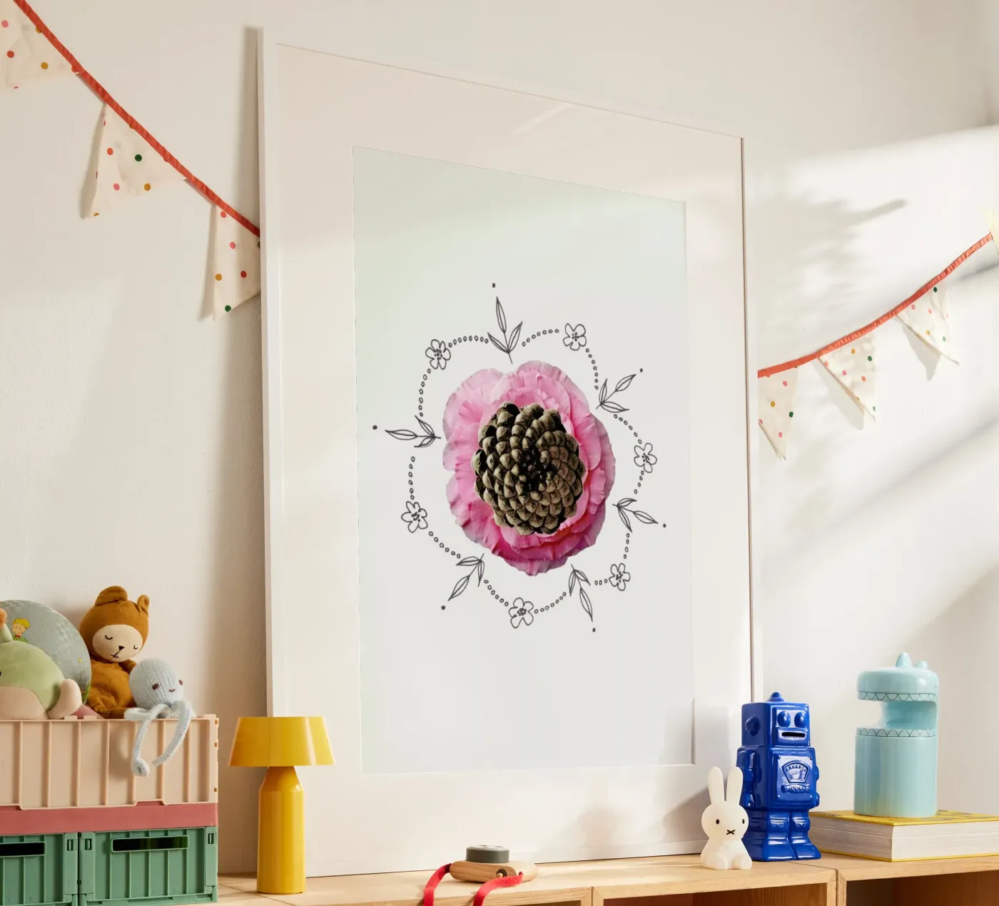 Pine Cone Collage poster da Miles of Light