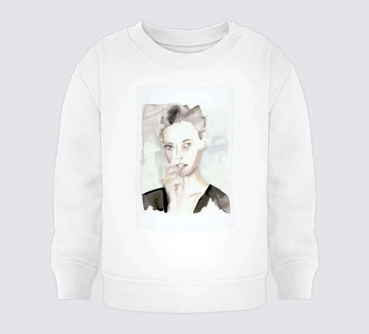 With A Side Of Fries Baby Sweatshirt von Victoria Verbaan