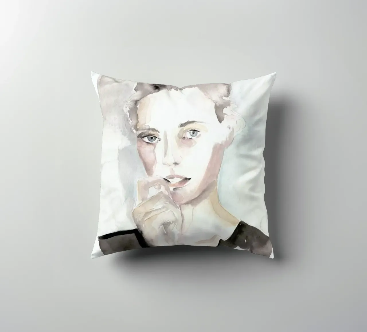With A Side Of Fries decorative cushion by Victoria Verbaan