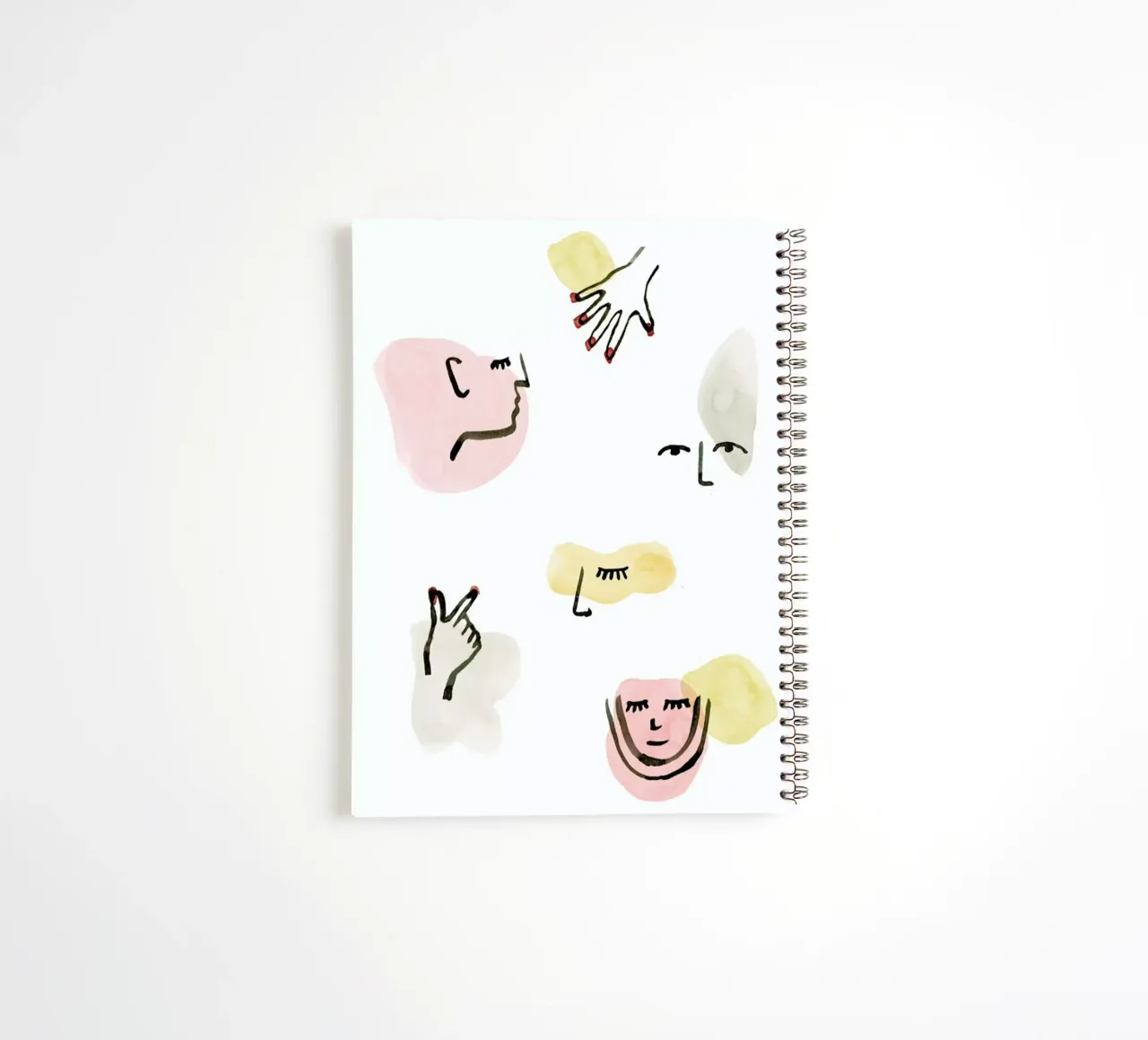 Nobody spiral notebook by Farina Kuklinski