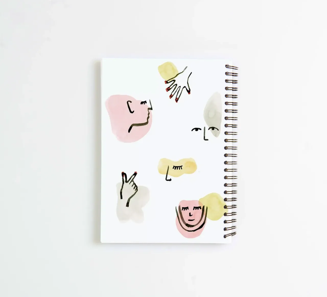 Nobody spiral notebook by Farina Kuklinski