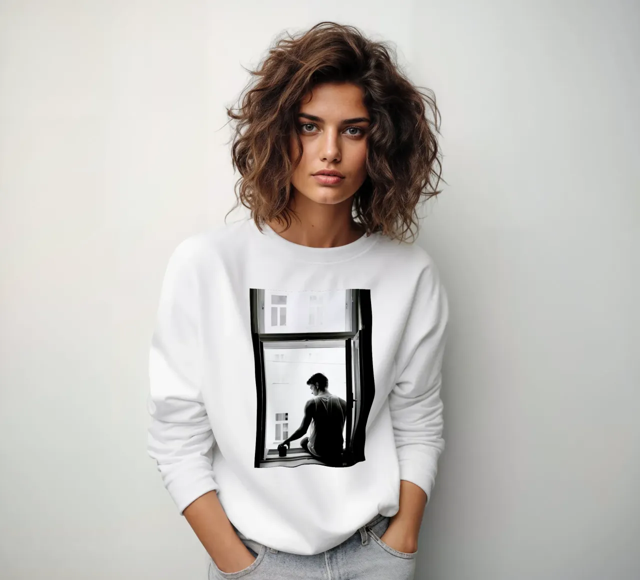 Improvisierter Balkon felpa da Picture On The Fridge