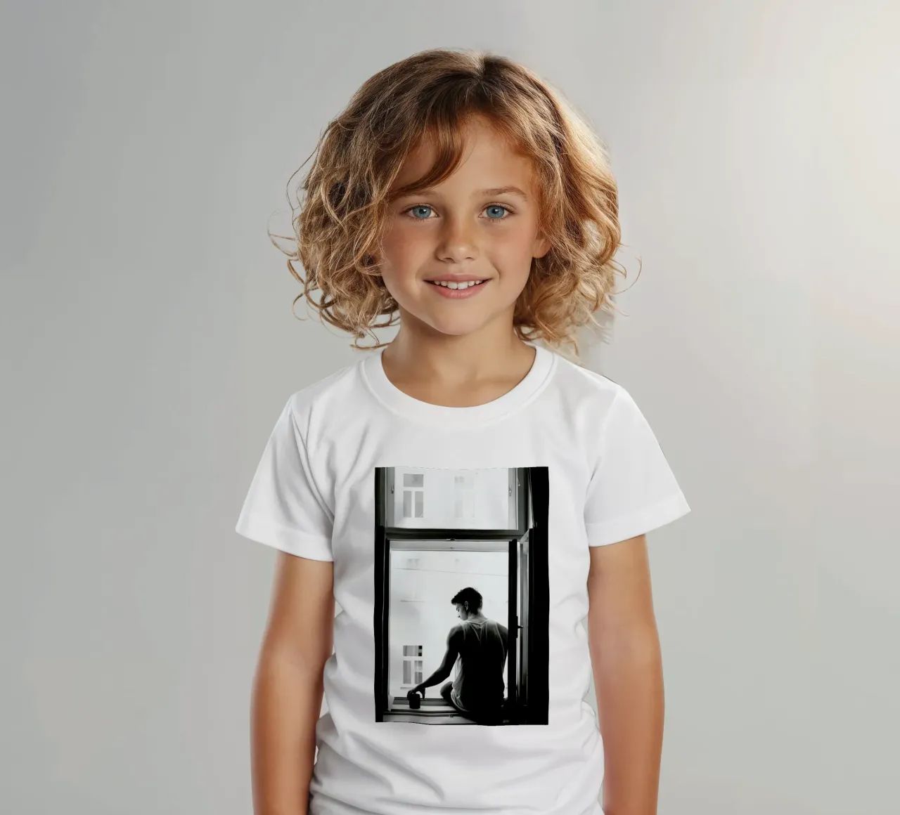 Improvisierter Balkon t-shirt enfant de Picture On The Fridge