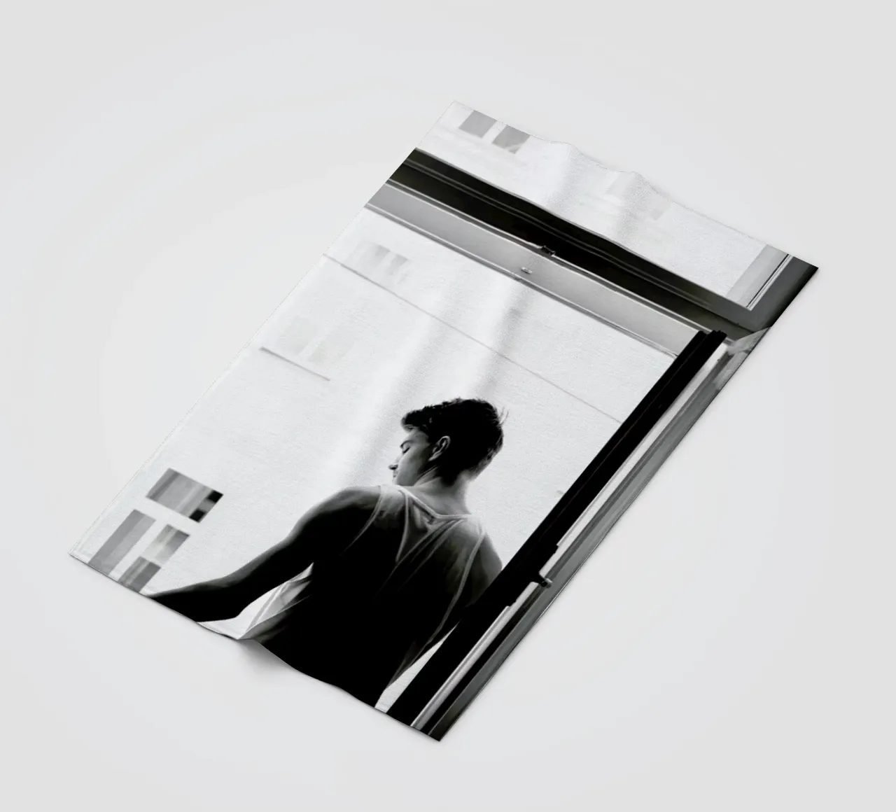 Improvisierter Balkon coperta in pile da Picture On The Fridge