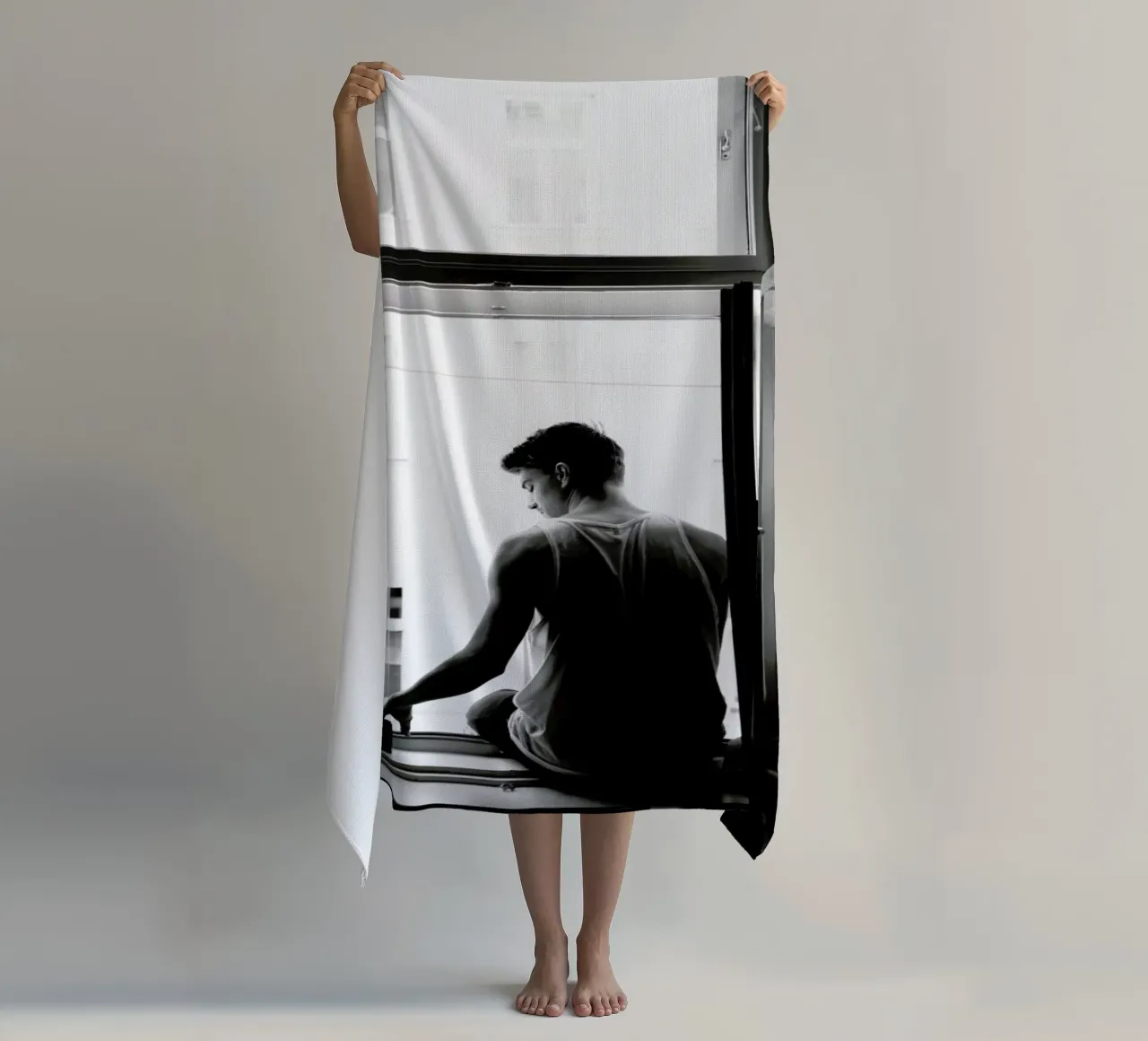 Improvisierter Balkon telo mare da Picture On The Fridge