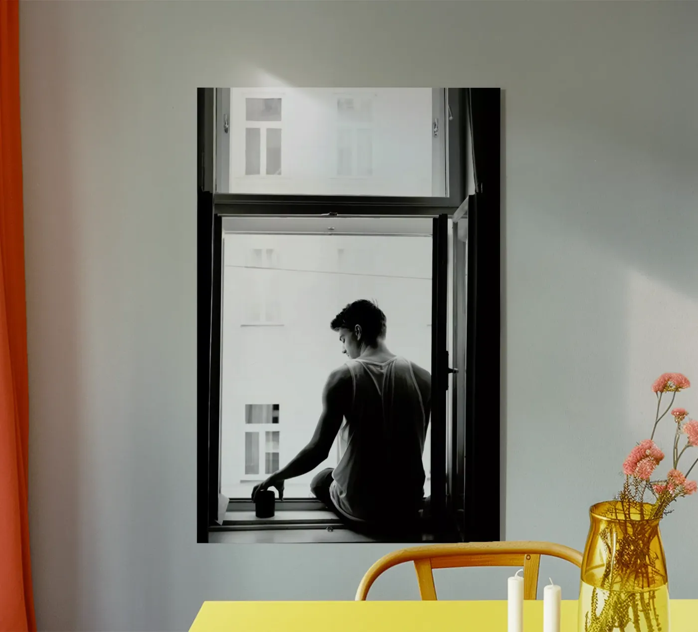 Improvisierter Balkon plexiglass da Picture On The Fridge