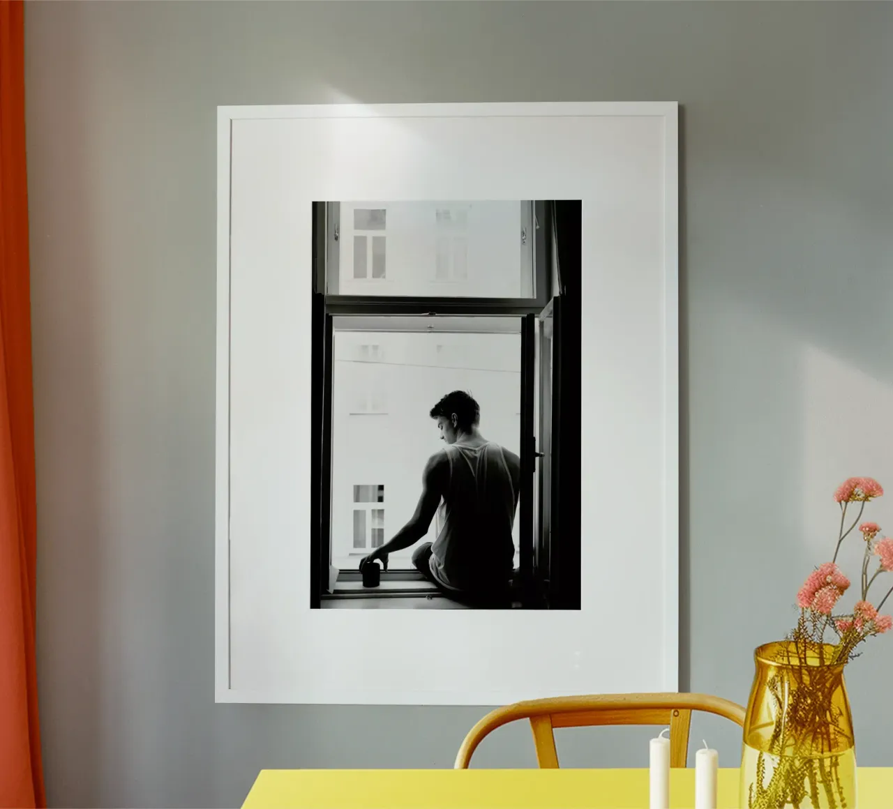 Improvisierter Balkon carta hahnemühle da Picture On The Fridge