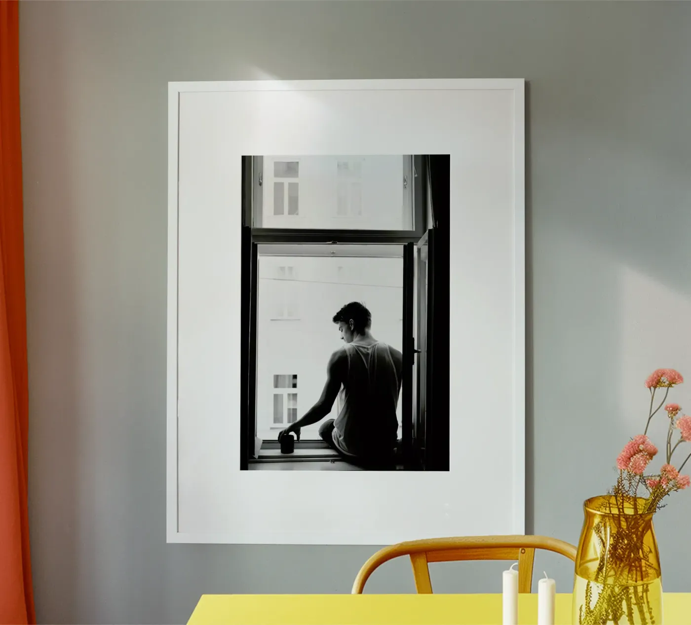 Improvisierter Balkon poster da Picture On The Fridge