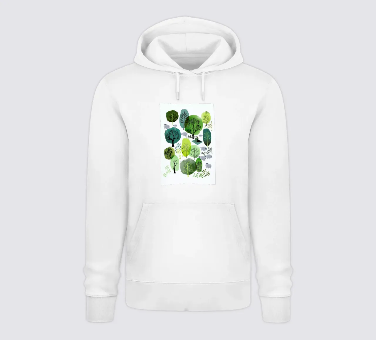 Spring Forest felpa con cappuccio da Little Flourishes